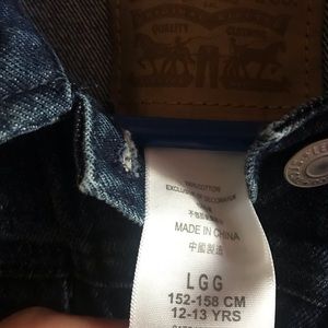 Kids Levi’s Jeans jacket LGG 12-13 yes NWT